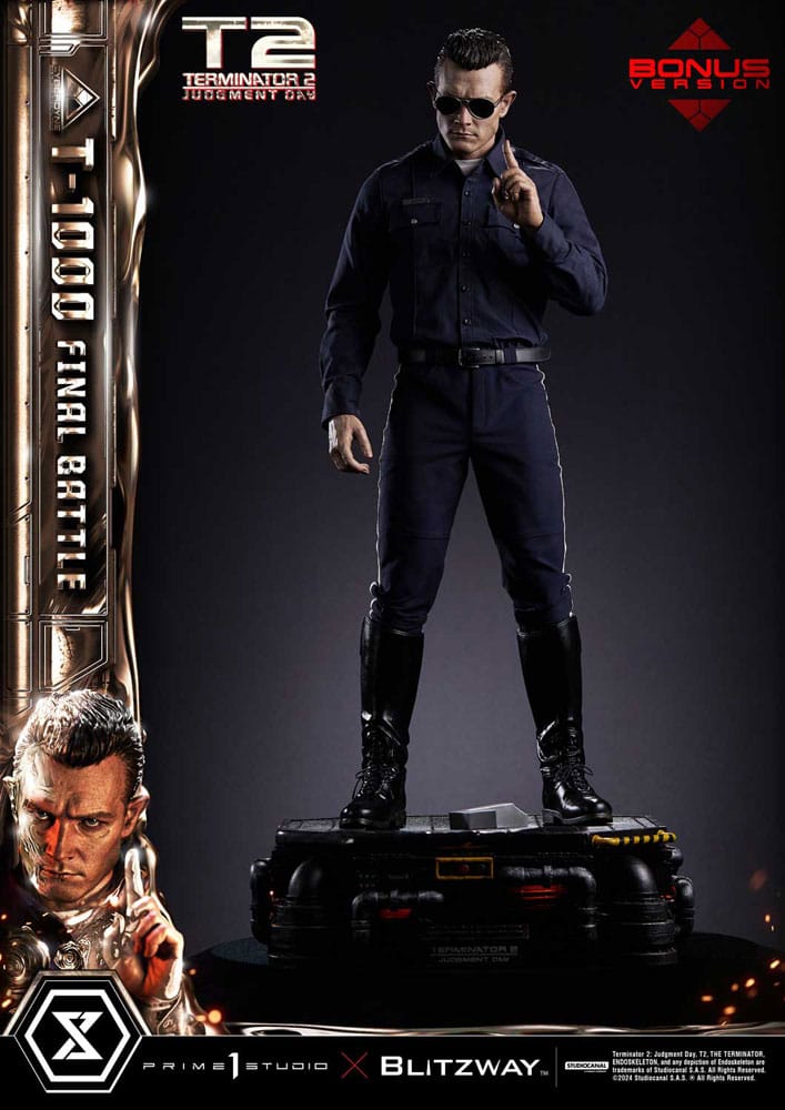 Terminator 2 Museum Masterline Series Statue 1/3 T-1000 Final Battle Deluxe Bonus Version 73 cm Top Merken Winkel